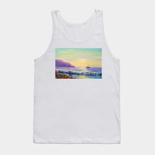 Sunset by the sea Tank Top